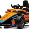 Coche eléctrico para niños de 3 a 5 años McLaren, Reproductor MP3, Mando a Distancia, suspensión (Naranja)